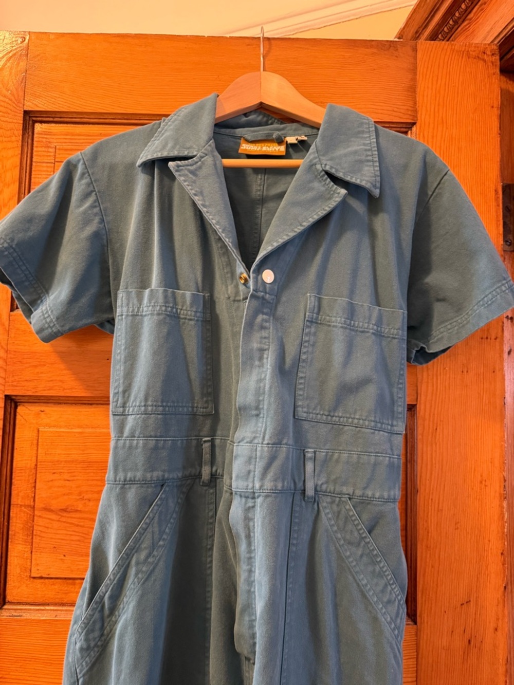 Big Bud Press Blue Short-Sleeve Utility Shirt